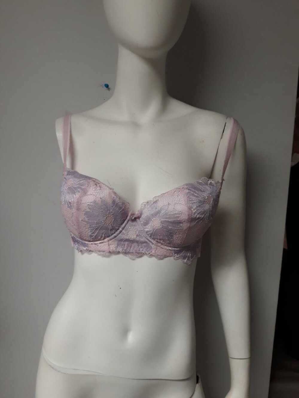 Bradelis Erica Bra Pink Purple Size 34 C  NEW WITH TAGS!